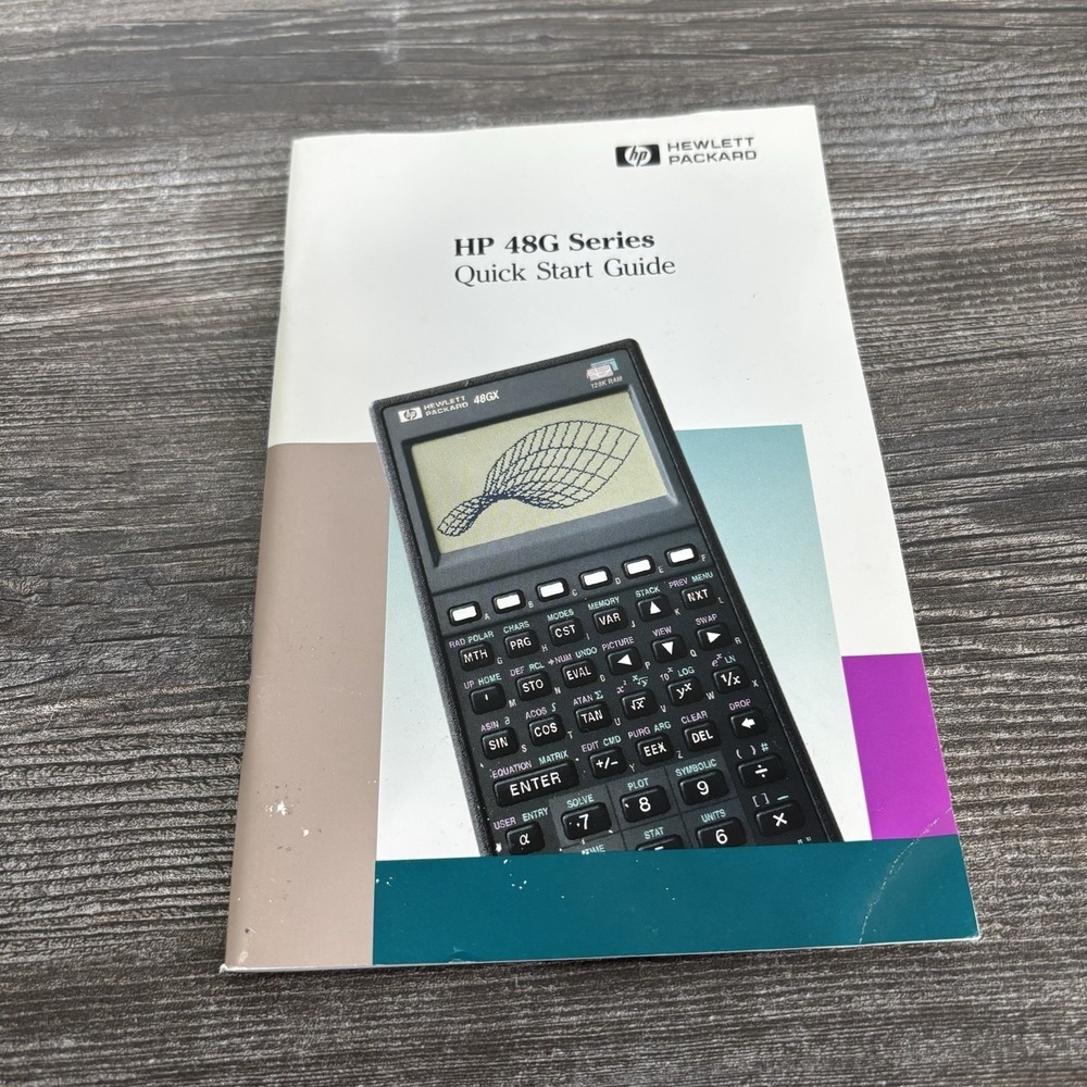 hp 48g series‎ Quick Start guide Only